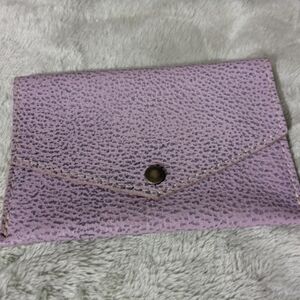 Elegant Purple Envelope Clutch